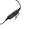 D Shape Ear Hook Earphone with PTT Mic for ICOM IC-F3011 F4011 F3001 F4001 F1000 F2000 F321 F4210 F3230 Radio - Image 4