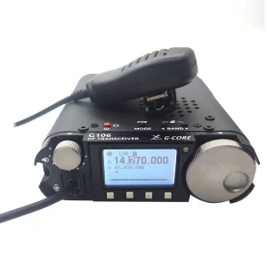XIEGU G106C HF Portable Hf Transceiver SDR 5W For SSB/CW/AM/FT8 Pofung Three Modes WFM Broadcast Reception