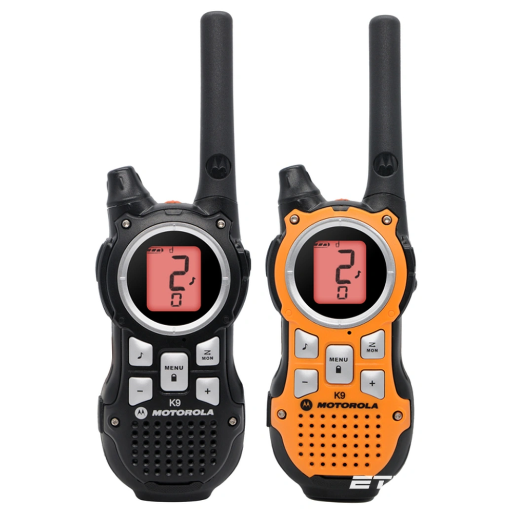 two packs Motorola K9 outdoor walkie talkie civil Mini self driving tour rain proof LED light kids walkie talkie - Image 2