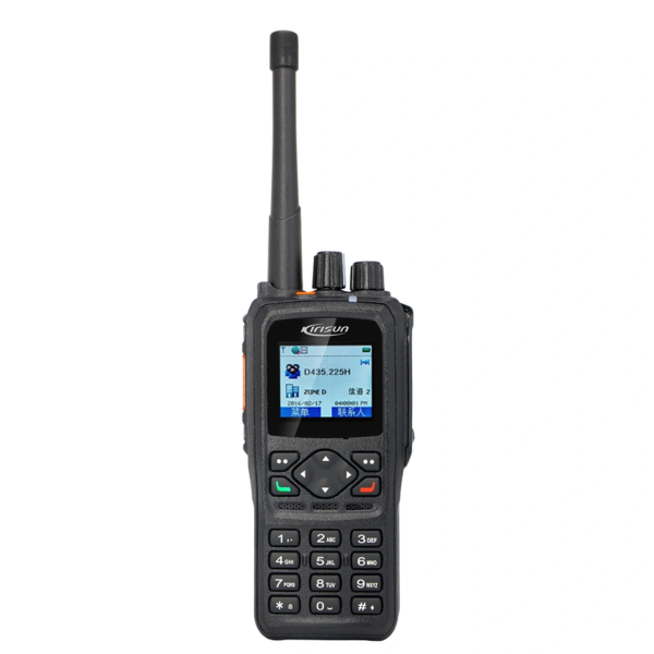 Orange/Black Kirisun DP990 Digital Portable Radio with Full KeyPad Display DP990 Aes 256 - Image 2