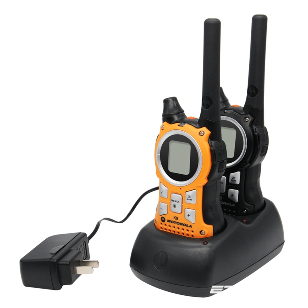 two packs Motorola K9 outdoor walkie talkie civil Mini self driving tour rain proof LED light kids walkie talkie - Image 5
