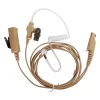 Beige Earpiece Headset Mic For Motorola GP344 EX500 EX560 EX560XLS EX600 EX600XLS GL2000 Portable Radio