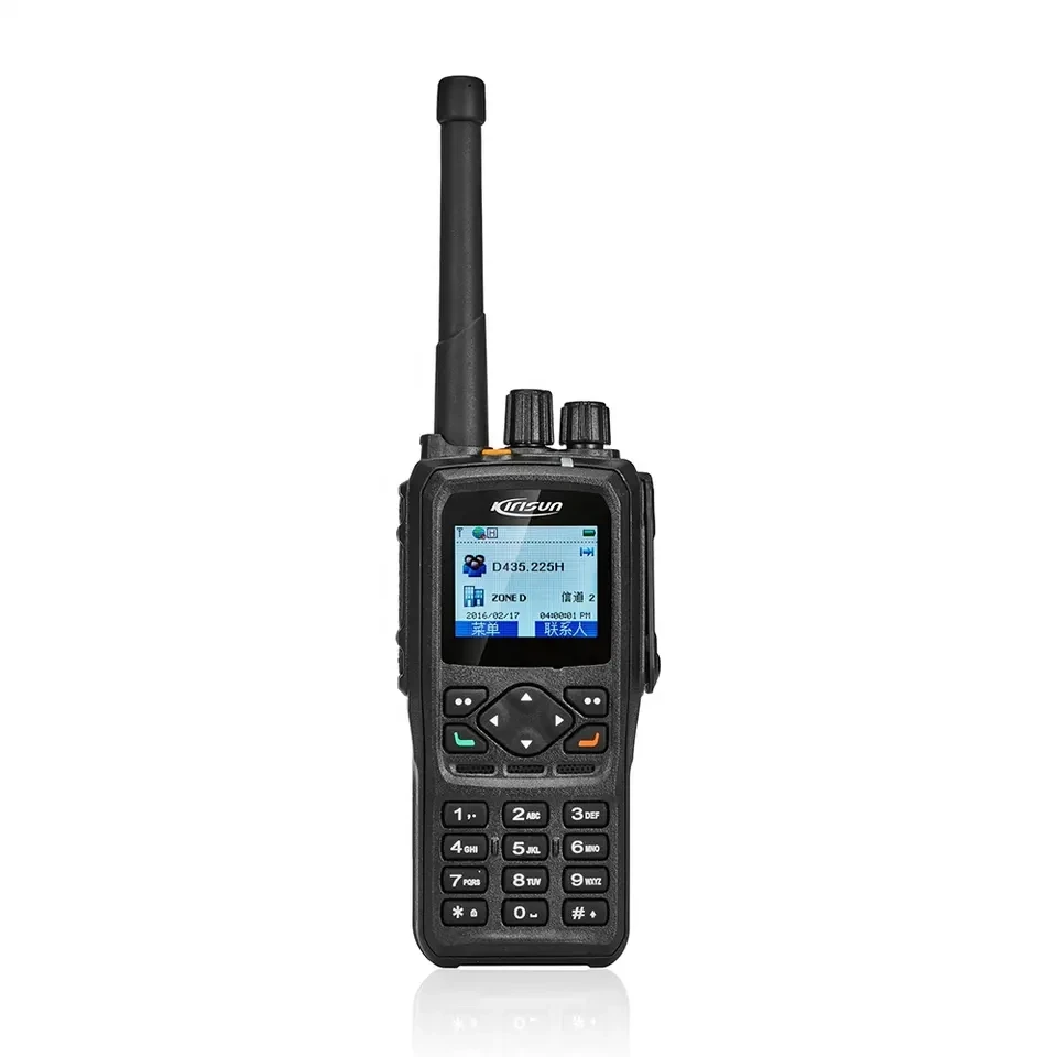 Kirisun DP990 Orange/Black Digital DMR Handheld Two way Radio with Full KeyPad and Display