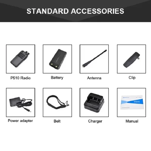 Kirisun P510 DMR Two Way Radio Upgrade Walkie Talkie UHF Digital Radio - Image 5