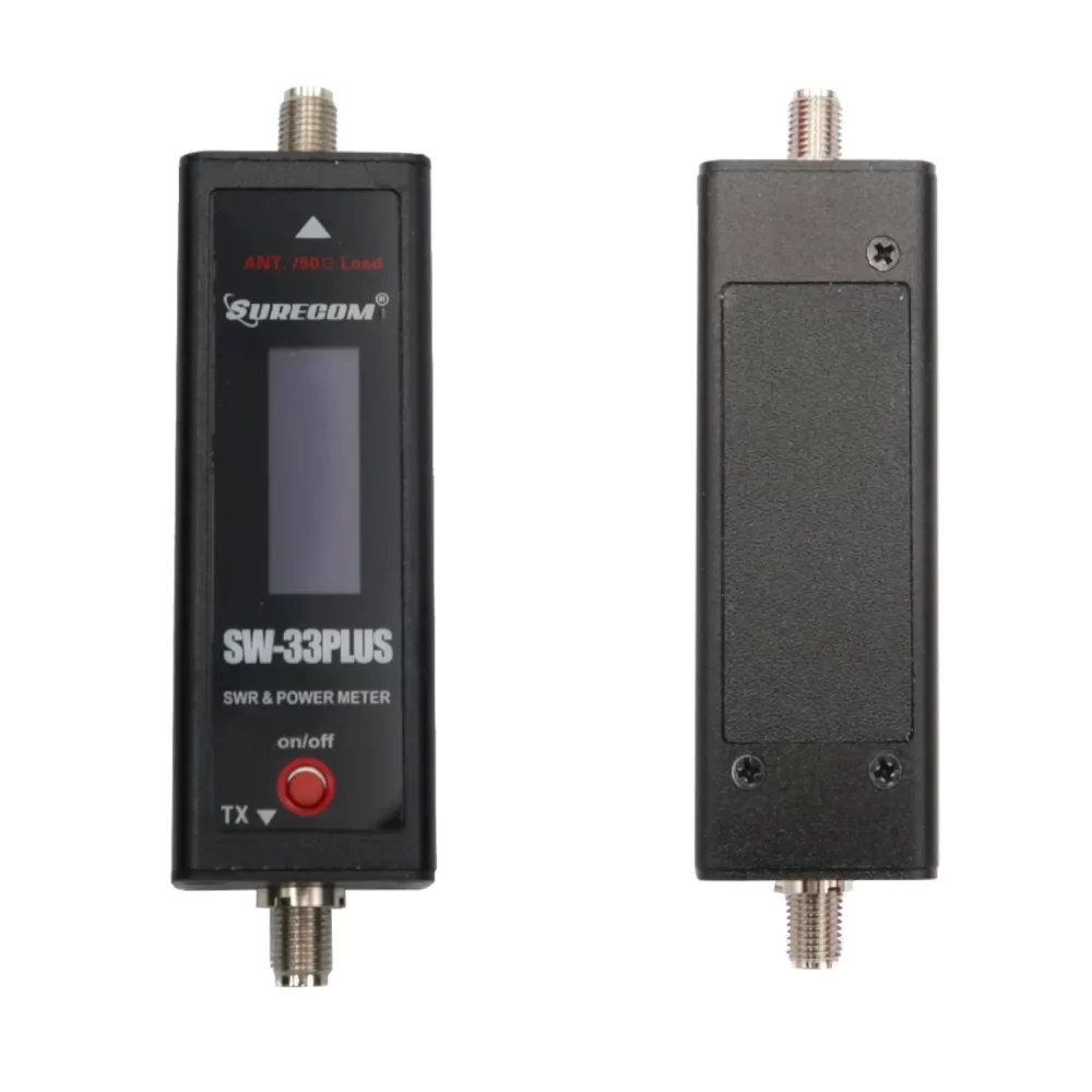 SURECOM SW-33 Plus VHF/UHF 100W POWER 125-525 MHz Mini RF Power & SWR Meter and Easy to Install Handheld Radio - Image 3