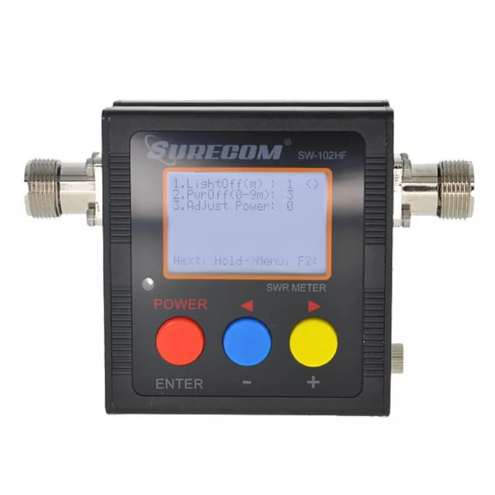 Surecom SW-102HF 1.5-70MHz Power & S.W.R. Meter 120 W Permanently Connected With all Function Display (SW102HF) - Image 2