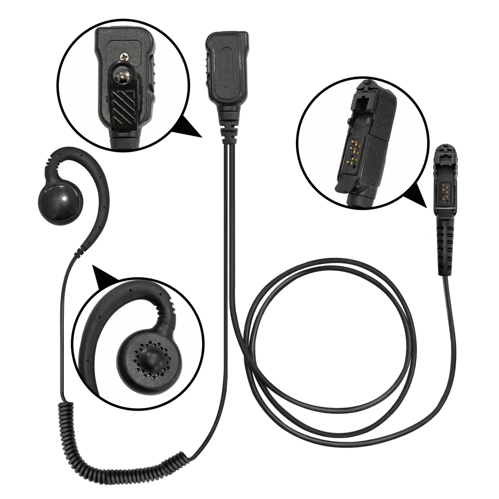 Swivel PTT Earpiece For XPR3300 XPR3500 XPR3000e XPR3500e XTS5000 DP2000 DP3441 DP2000e DP2400e DP2600e MTP3500 Radio
