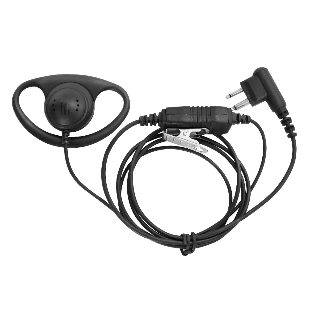 Earpiece D Shape for Motorola CP200 CP200D CLS1110 CLS1410 DTR410 CP110 EP350 EP450 Portable Two Way Radio - Image 2