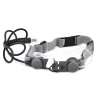 Tactical throat air duct Headphones Neck Laryngeal Microphone Headset With Kenwood U94 PTT For Moto Midland Walkie Talkie