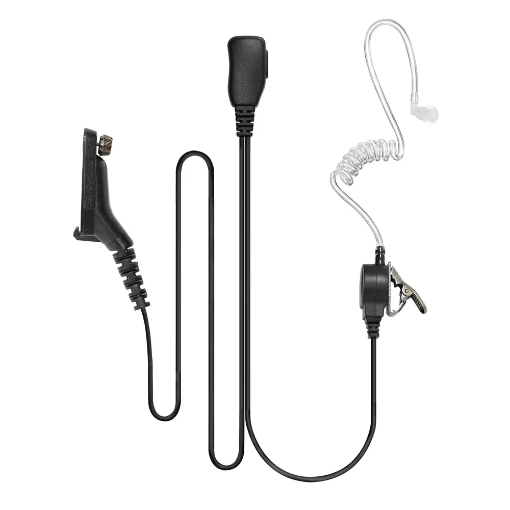 Walkie Talkie 1-wire Surveillance Earpiece Headset For Motorola APX4000 APX6000 APX8000 DP4800 XPR6350 XPR6550