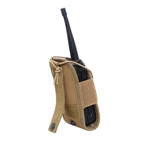 1000D Walkie Talkie Pouch Waist Bag Holder Pocket Portable Interphone Holster Carry Bag for Hunting Camping - Image 5