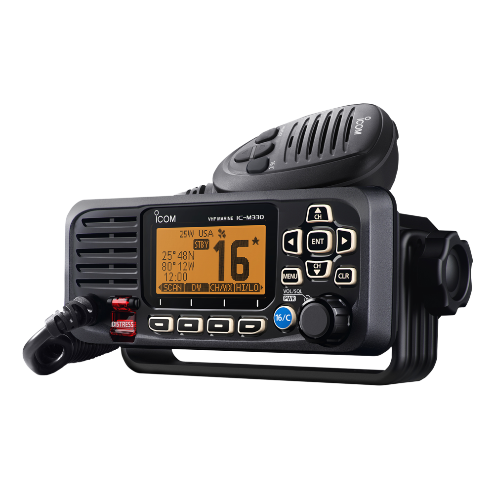 ICOM IC-M330G GPS Waterproof Top Performance Ultra Compact IC-M330 VHF Marine Radio  - Image 2