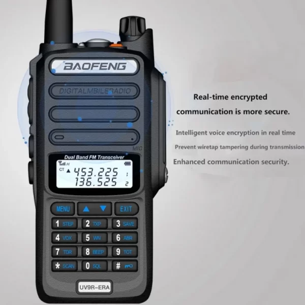 50KM Baofeng UV-9R ERA Dual Band Long Range IP68 Waterproof Portable Transceiver UHF VHF Radio Station - Image 4