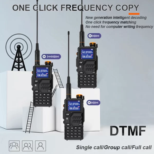 BF-K5 PLUS BAOFENG BF-K5plus NEW ARRIVAL UV-K5/UV-K6 Upgraded Version High Power/Long Range/Long Standby 12W High Capacity AM FM Two Way Radio Full Band - Image 3