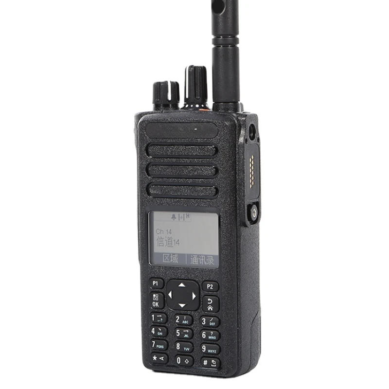 Full Keypad GP380 Handheld Two way Radio UHF VHF Long Distance Analog Wireless Walkie Talkie
