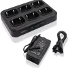 Multi Unit Six ways Charger for Tytera TYT MD-390 MD-UV390 Retevis RT8 RT81 RT82 RT83 RT87 RT47 RT50 Two Way Radios