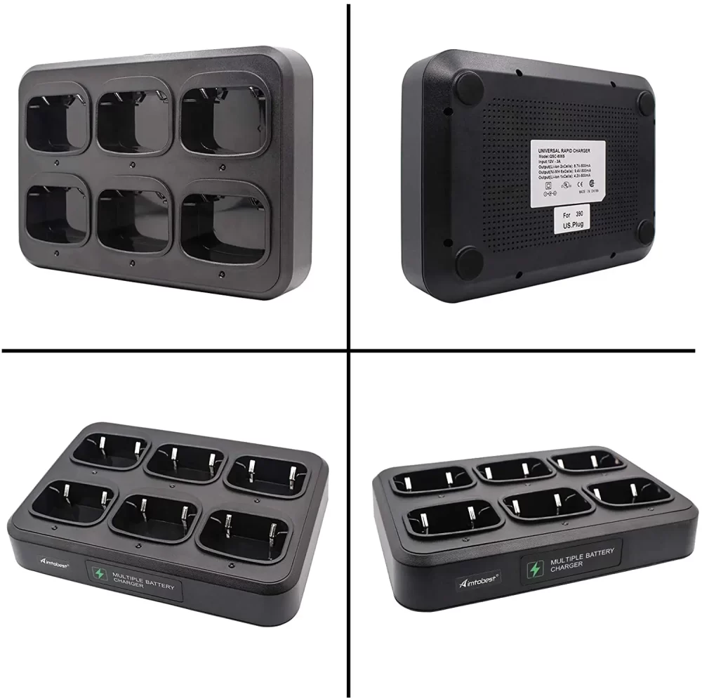 Multi Unit Six ways Charger for Tytera TYT MD-390 MD-UV390 Retevis RT8 RT81 RT82 RT83 RT87 RT47 RT50 Two Way Radios - Image 3