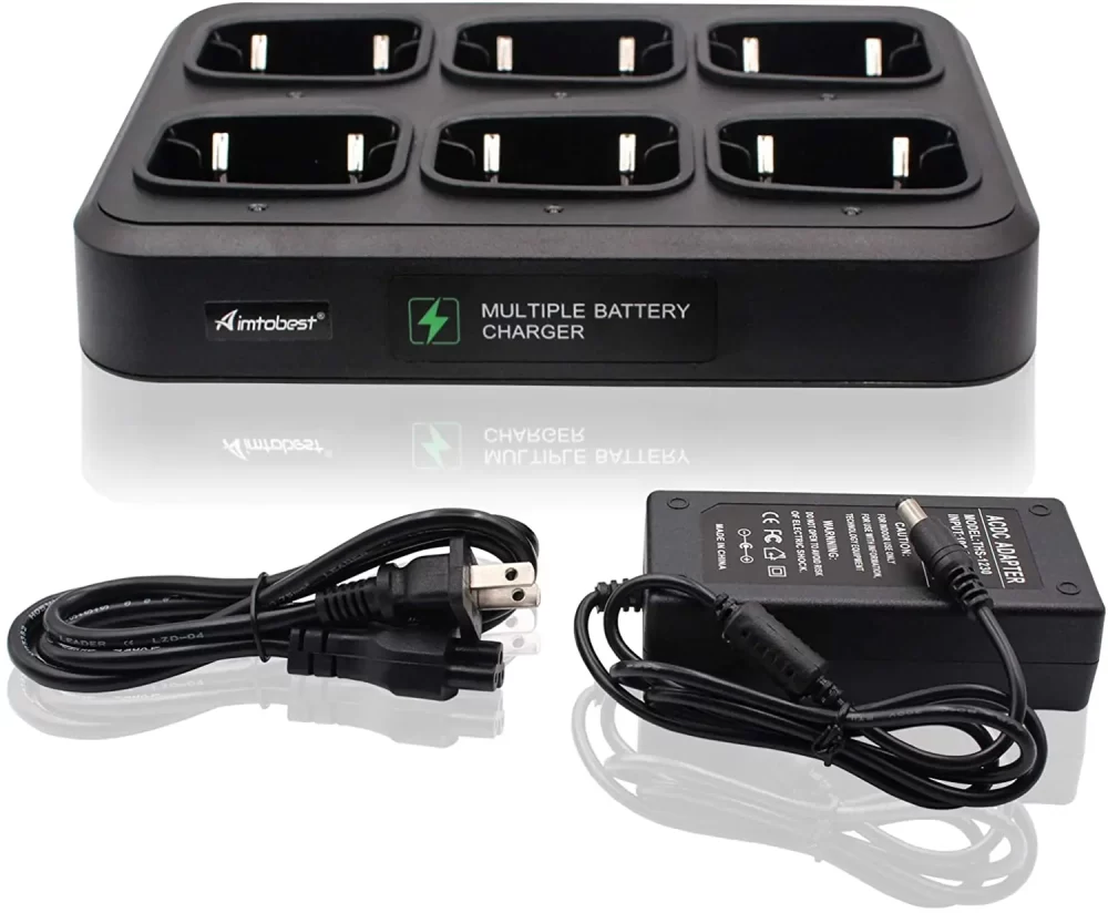 Multi Unit Six ways Charger for Tytera TYT MD-390 MD-UV390 Retevis RT8 RT81 RT82 RT83 RT87 RT47 RT50 Two Way Radios - Image 6