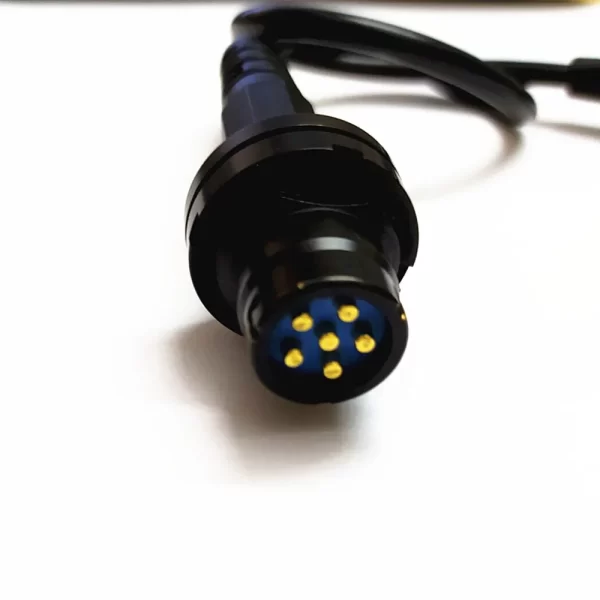 AN/PRC-152/PRC 148 Harris walkie talkie 6 pin plug turn to Motorola HT1000 GP900 XTS2500 MTX838 adapter U-283/U connector - Image 2