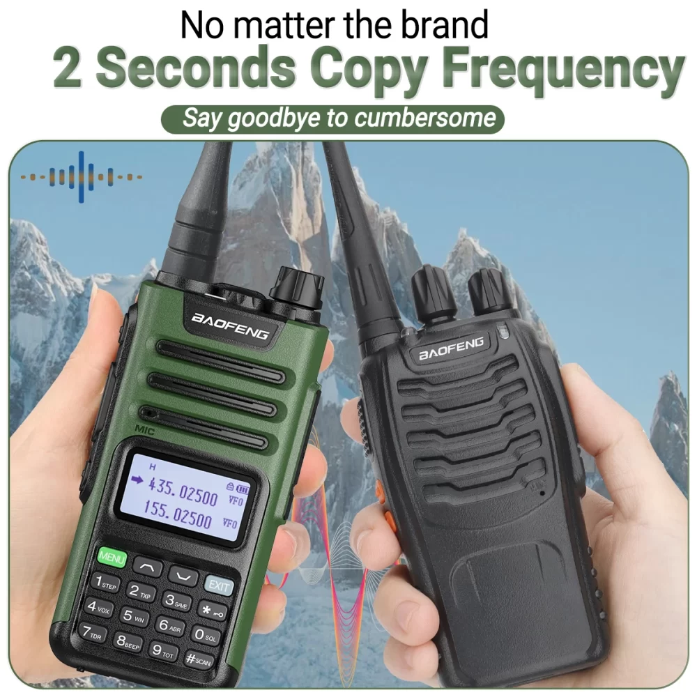 BaoFeng M-13 Pro Walkie Talkie Air Band Wireless Copy Frequency Type-C Charger Long Range Two Way Radio UV-K5 Ham Radio - Image 3