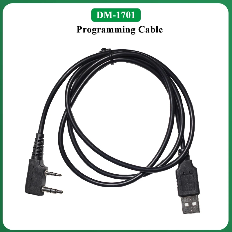 Baofeng DM-1701 USB Programming Cable For BF DM-1801 DM-1702 DM-5R RD-5R Walkie Talkie Open GD77 Tier I&II DMR Drive Free Radio