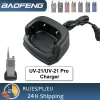 Baofeng UV-21 Pro Charger UV18 Pro Walkie Talkie Desktop Base Charger Station DC 8.4V UV-17 Pro UV-21 Walkie Talkie accessories - Image 3