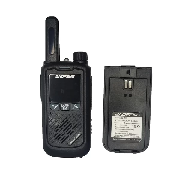 2PCS BAOFENG BF-T17 FRS Mini Walkie Talkie With Earpieces Long Range 22CH VOX USB 2W 0.5W with LED Flashlight - Image 5