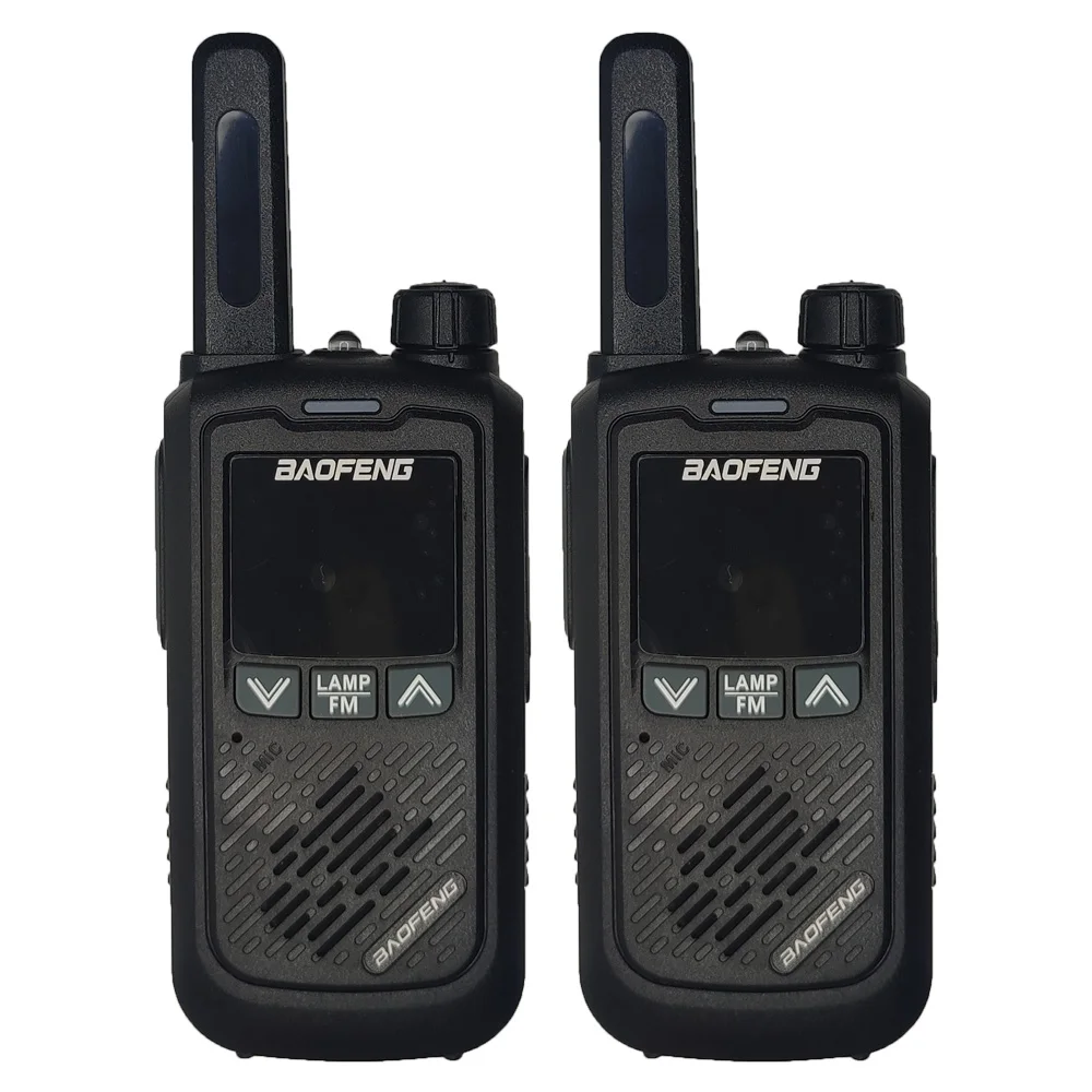 A pair BAOFENG BF-T17 FRS Mini Two Way Radio Long Range 22CH VOX USB 2W0.5W with Headsets