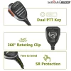 Baofeng Walkie Talkie Speaker Microphone Waterproof PTT Mic For UVn5R UV-16 Pro UV-13 Plus Two Way Radio QuanSheng UV-K5(8) UV-K6 - Image 2