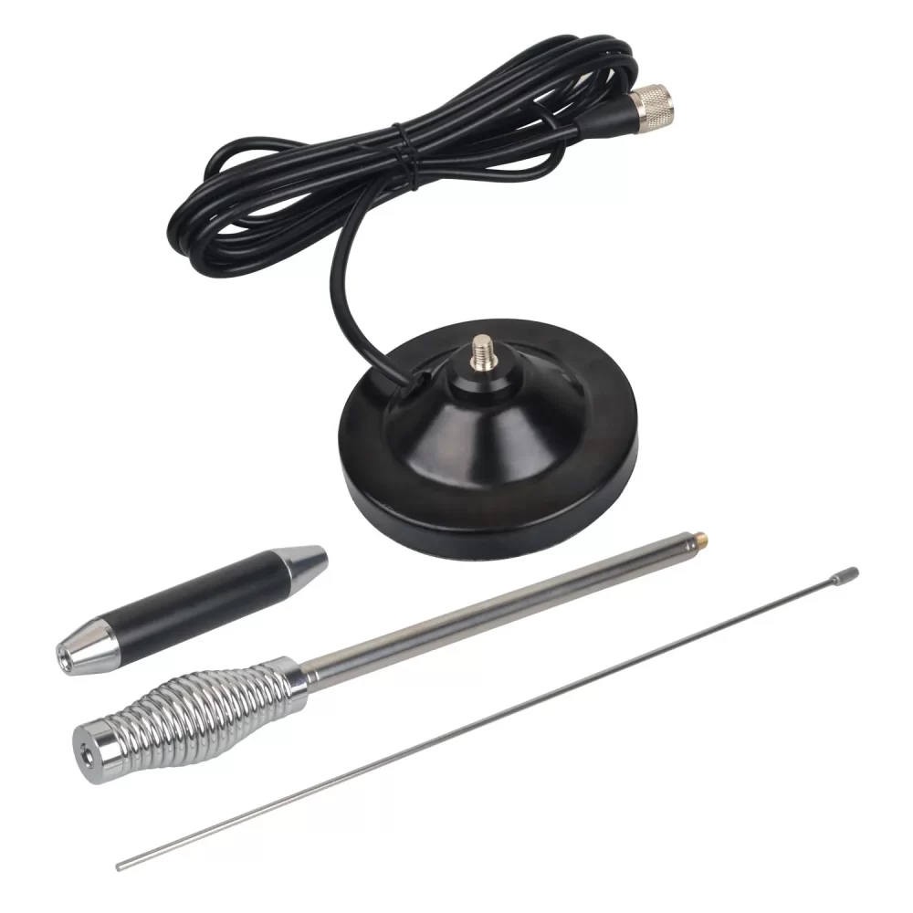 27MHz CB Walkie Talkie Mobile Car Antenna 61cm Length 1.8dB with Magnetic Mount and 5 Meter RG-58C/U Coaxial Cable 2782 - Image 2