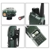 Green 888K PuXing PX-888K Dual Frequency UHF VHF 5W 128CH Scrambler VOX FM Portable TWO WAY RADIO - Image 4