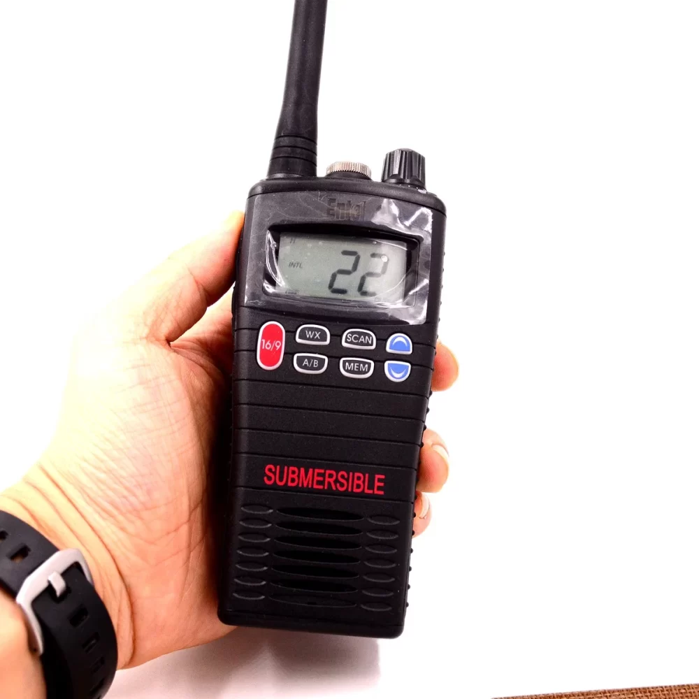 HT644 ENTEL Fully Submersible Marine Radio VHF IP68 Waterproof VOX Interphone HAM Radios Communication - Image 2