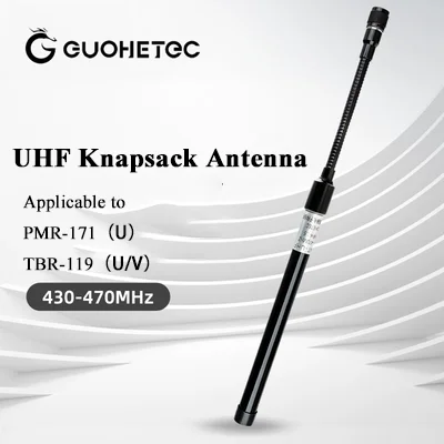 GUOHETEC PMR-171 Piggyback Bendable Antenna (U Segment) And TBR-119(U/V segment) Simple Durable Portable Antenna