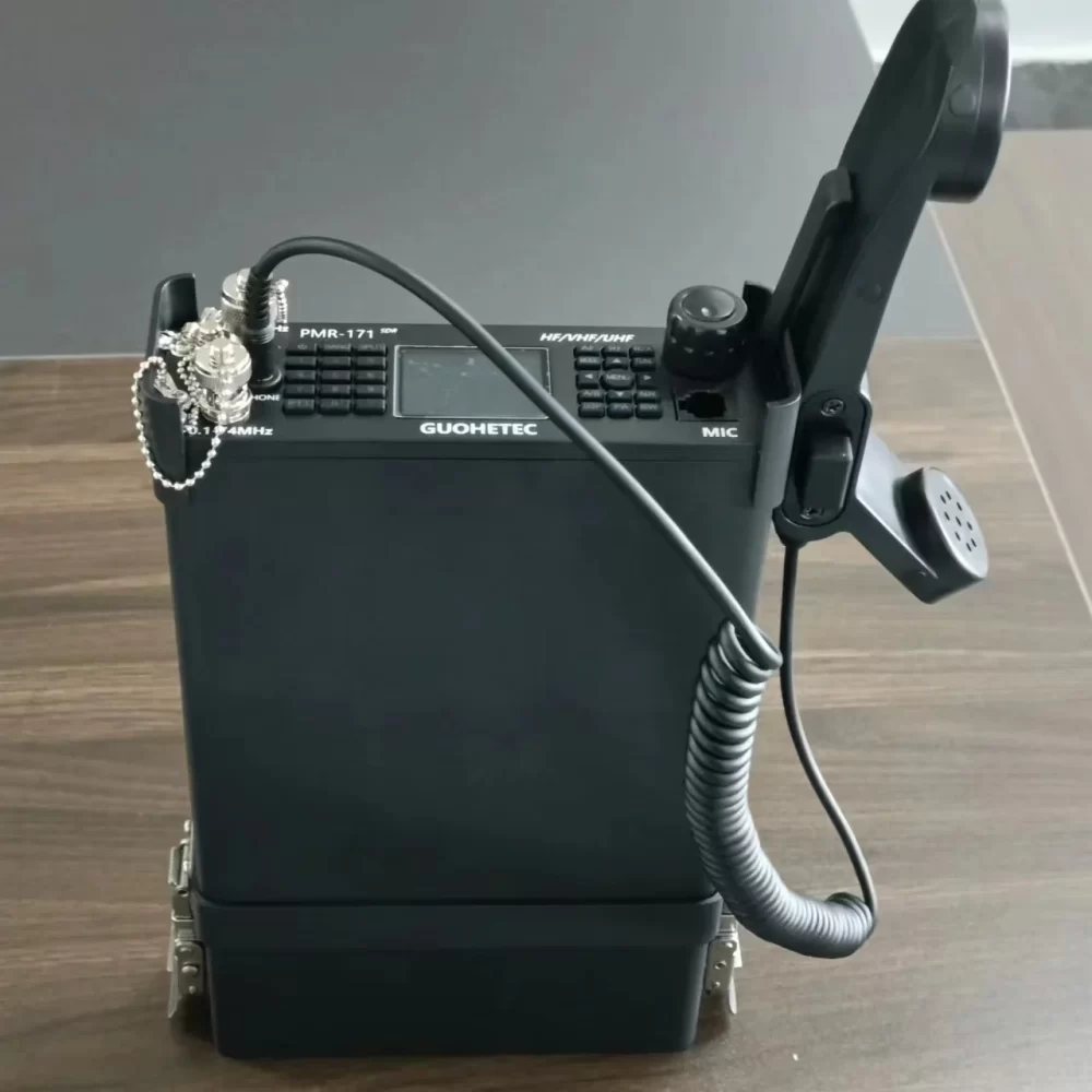 GUOHETEC PMR-171 TBR-119 Tactical Handle Microphone Portable Listening And Launching Transceiver Integrated Headset