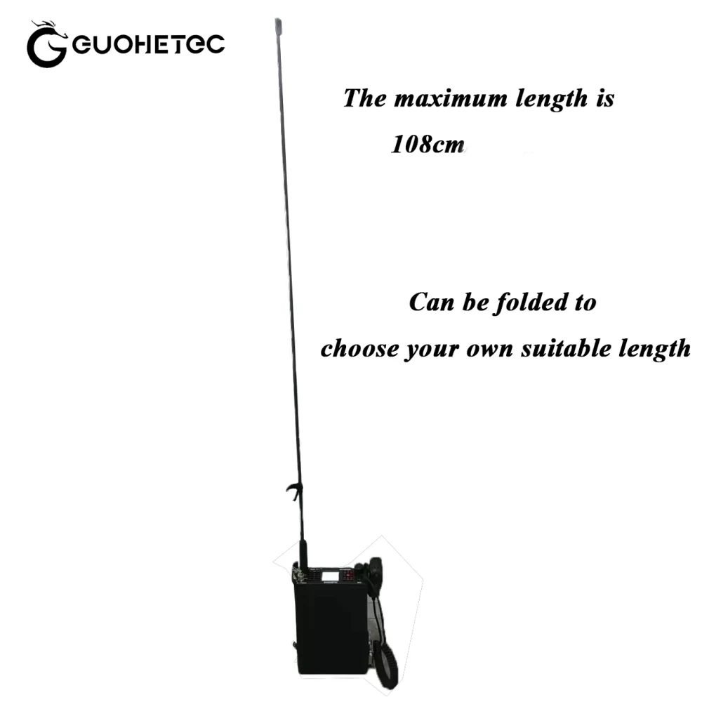 TBR-119 GUOHETEC PMR-171 Whip Portable UV Antenna Transceiver Piggyback Folding Antenna TBR-119 Simple Durable Portable TNC Antenna - Image 3