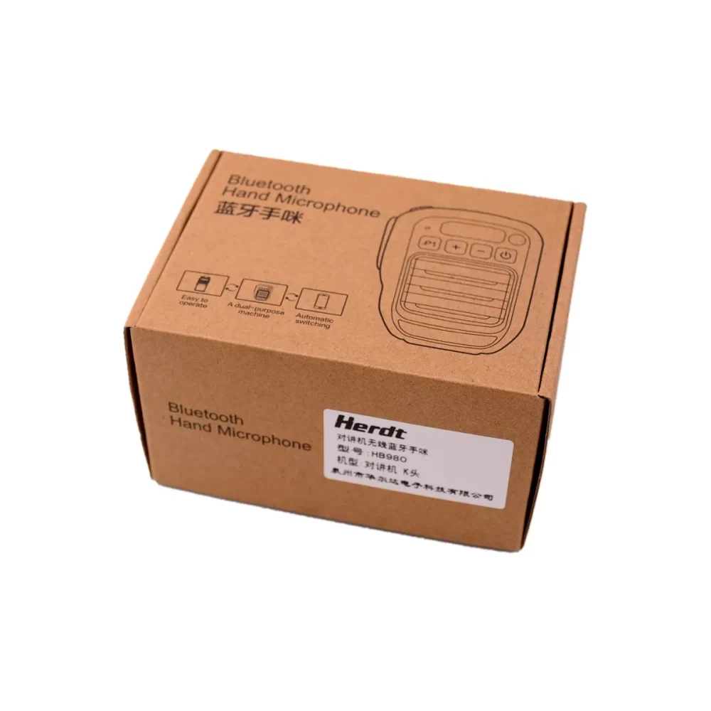 PTT Wireless Bluetooth Microphone with Speaker K Plug 2 Pin for Kenwood Baofeng TYT series Radio - Image 3