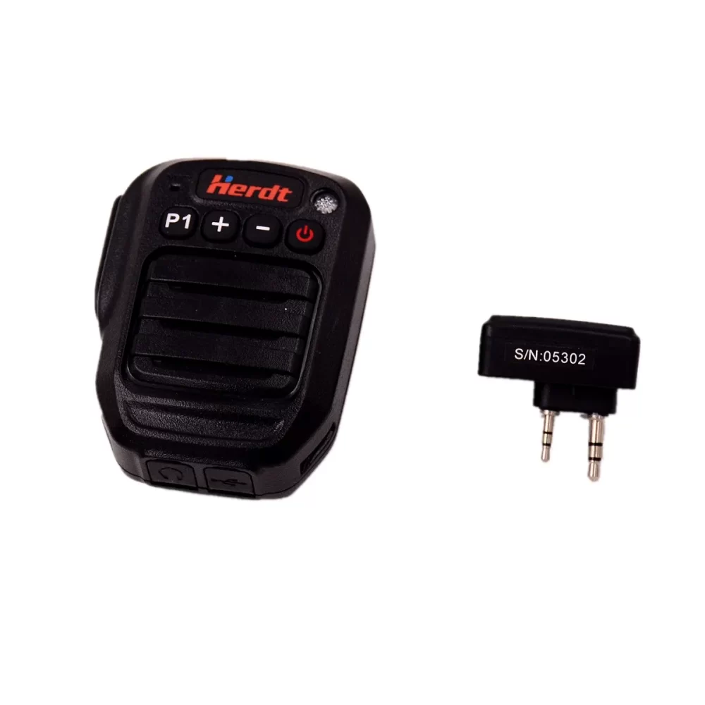 PTT Wireless Bluetooth Microphone with Speaker K Plug 2 Pin for Kenwood Baofeng TYT series Radio - Image 4