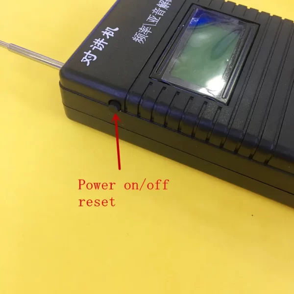 High sensitive handheld frequency meter 50mhz-2.4G for walkie talkie ham radio CTCSS DCS decoder - Image 4