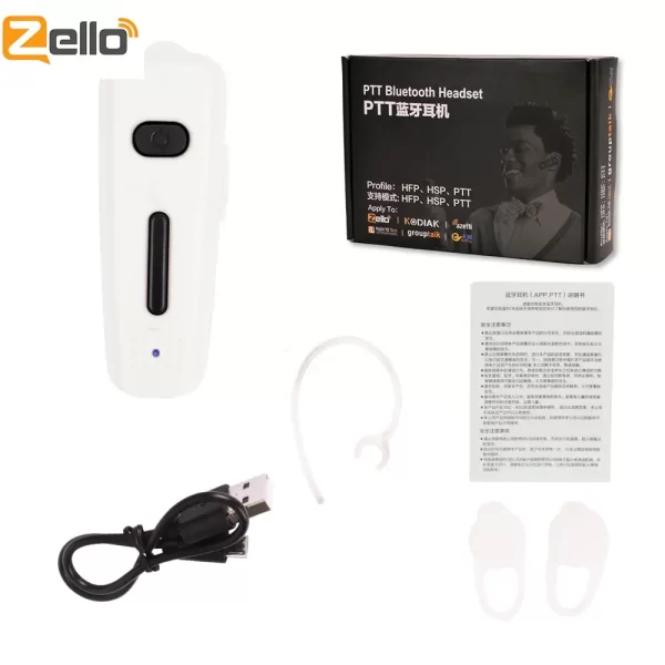 Bluetooth Headphone Wireless Speaker Microphone Earpiece Zello Ptt Bluetooth for Android ios System HB680AP - Image 5
