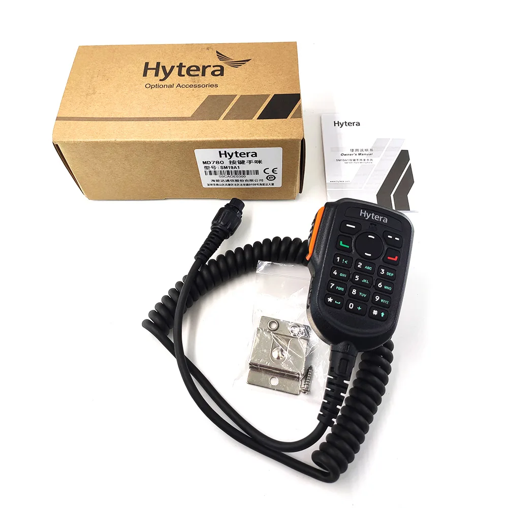 Hytera SM19A1 PTT Microphone 10pins Digital keys For HYT MD782 MD785 MD786 MD788 MD782G MD785G MD786G MD788G 652 MD655 MD656 658 622 MD625 MD626 MD628