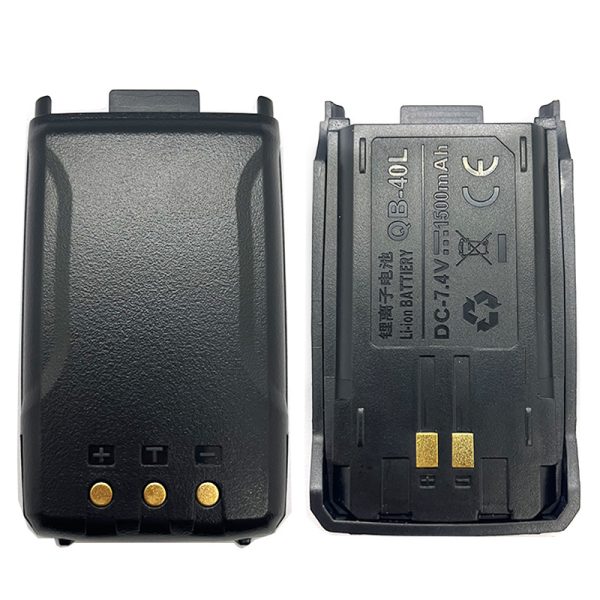 Replacement Batteries for AnyTone AT-3208PLUS Walkie Talkie 3208UV Battery QB-40L  1500mAH Li ion DC 7.4 V 