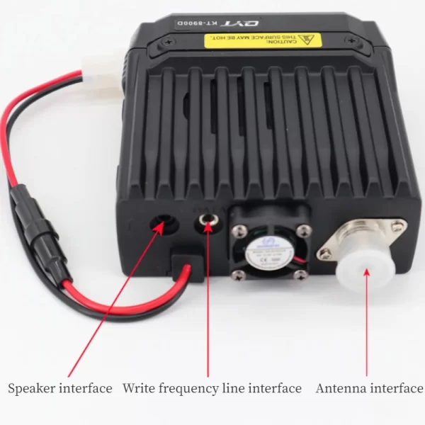 QYT KT8900D UHF VHF DUAL BAND MINI Mobile Transceiver with USB Programming Cable - Image 6
