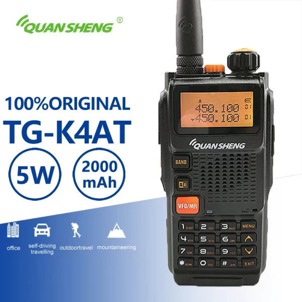 Quansheng TG-K4AT(UV) High Quality Dual Band Portable 2 Way Radio