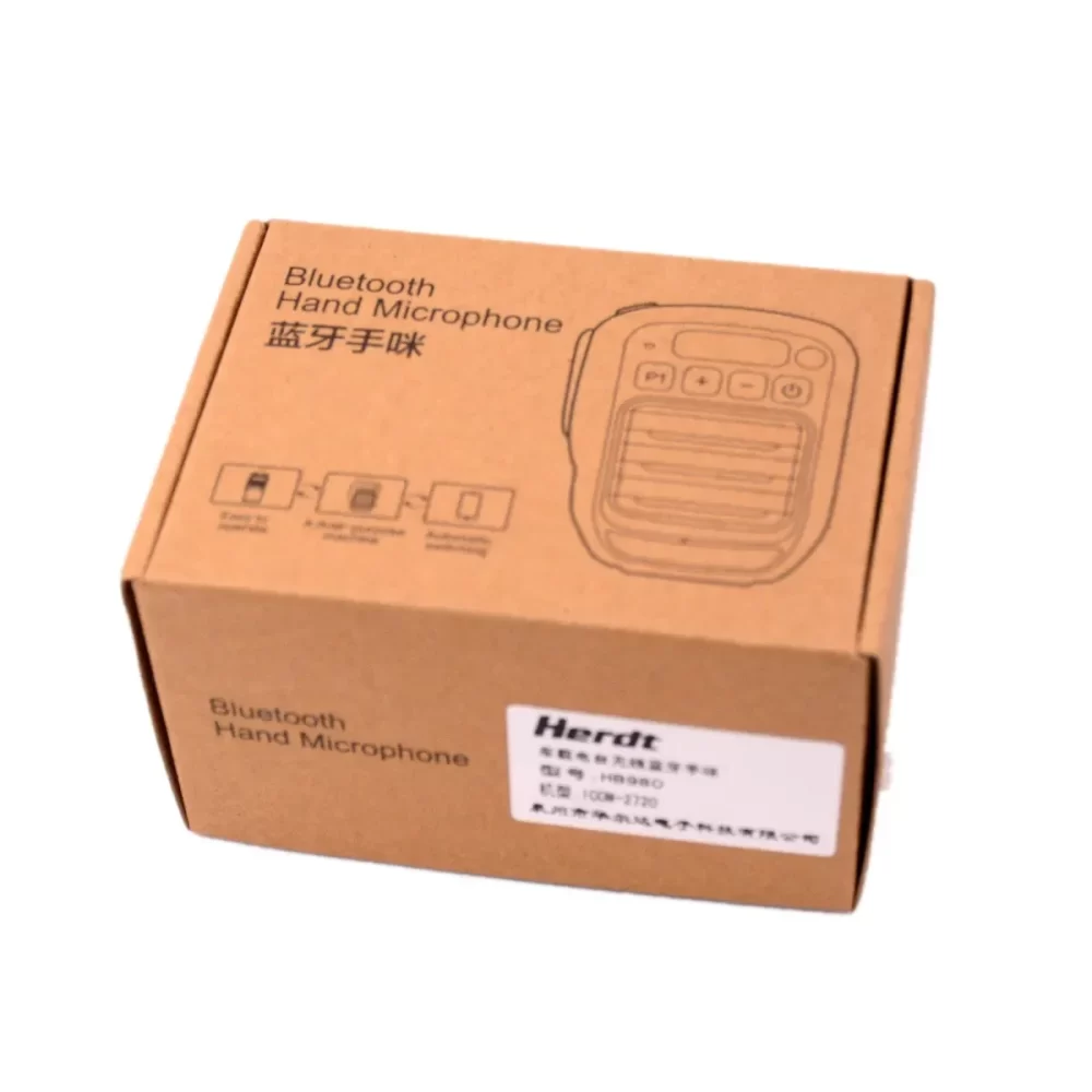 RJ45 8 Pin Bluetooth Hand Microphone Speaker & Adapter PTT for Icom IC-2720 IC-2725E IC-208H Ham Radio Wireless Communication Mic - Image 3