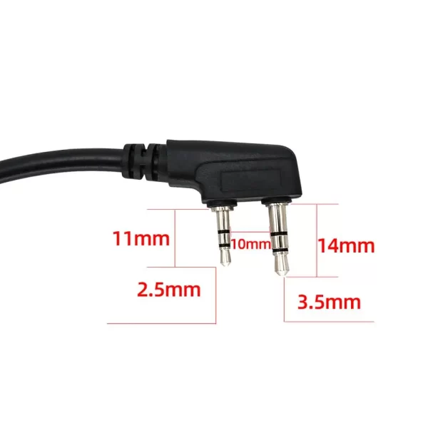AN/PRC 152/148 6 pin plug turn to Kenwood adapter U-283/U walkie talkie DIY connector U-283/U 6 pin plug turn to kenwod socket adapter does not include Baofeng walkie-talkie - Image 4
