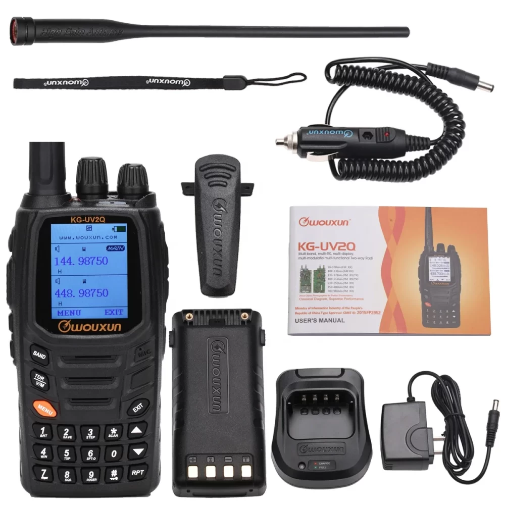 Wouxun KG-UV2Q 10W High Power 7 bands Including Air Band Cross band Repeater Walkie Talkie Upgrade KG-UV9D Plus Ham Radio - Image 3