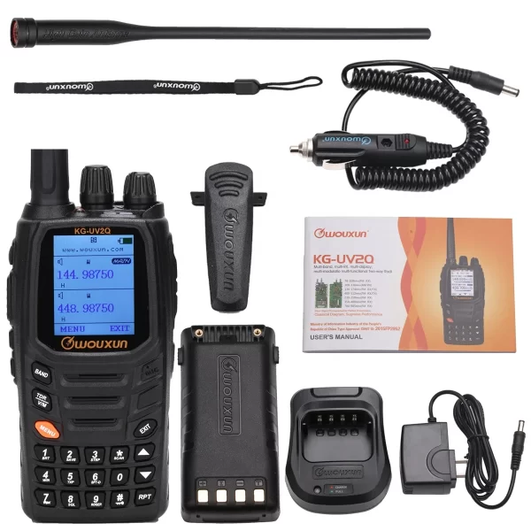 Wouxun KG-UV2Q 10W two way radio UV Dual Band Cross Band Repeater Seven Band RX FM Analogue Walkie talkie UHF VHF - Image 4