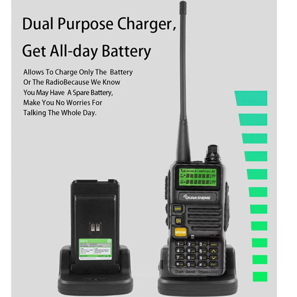 Quansheng UV-R50 2nd Gen Upgrade 7W 3300mAh Dual Band 2 way Radio - Image 6