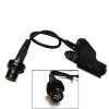 AN/PRC-152/PRC 148 Harris walkie talkie 6 pin plug turn to Motorola HT1000 GP900 XTS2500 MTX838 adapter U-283/U connector