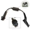 For PRC152 /PRC-148 Harris walkie talkie 6 pin to for motorola Xir  DP APX adapte for PTT AMPLIFIED version REAL STEAL Dynamic MIC headset